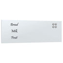 vidaXL fehér falra szerelhető edzett üveg mágnestábla 80 x 30 cm