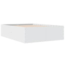 vidaXL fehér szerelt fa ágykeret 140 x 200 cm