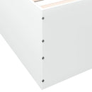 vidaXL fehér szerelt fa ágykeret 140 x 200 cm