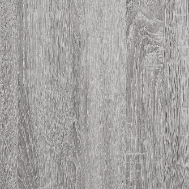 vidaXL sonoma tölgyszínű szerelt fa ágykeret 120 x 200 cm