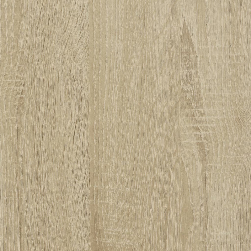 vidaXL sonoma tölgyszínű szerelt fa ágykeret 90 x 200 cm