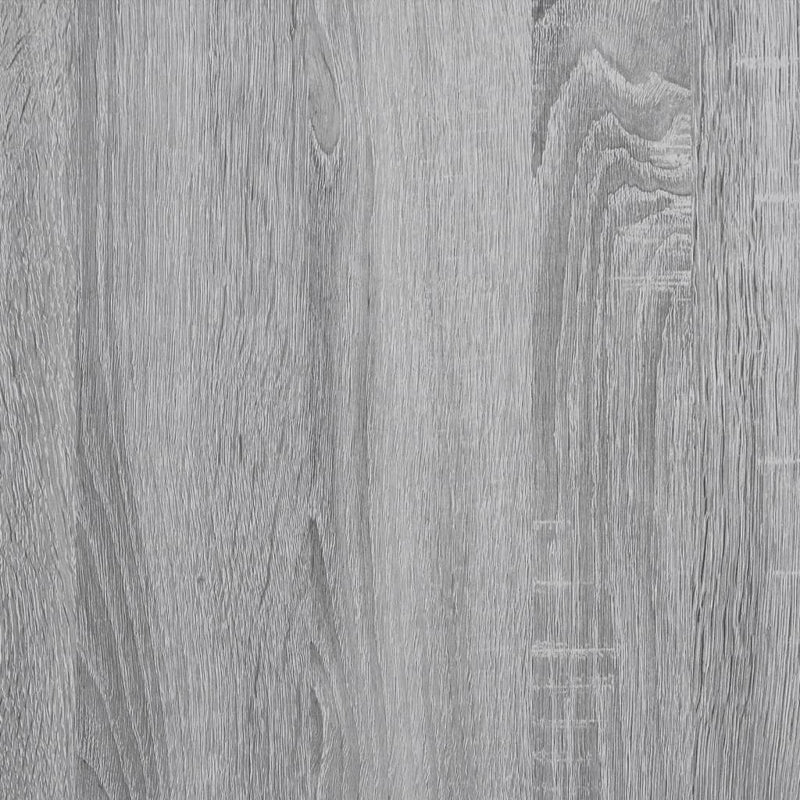 vidaXL szürke sonoma színű szerelt fa ágykeret fiókokkal 140x200 cm