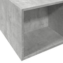 vidaXL betonszürke szerelt fa ágykeret 120 x 190 cm