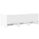 vidaXL fehér kanapéágy fiókkal matrac nélkül 100x200 cm