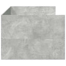 vidaXL betonszürke kanapéágy fiókkal matrac nélkül 100x200 cm
