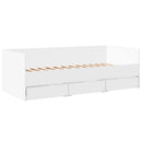 vidaXL fehér kanapéágy fiókkal matrac nélkül 90x190 cm