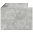 vidaXL betonszürke kanapéágy fiókkal matrac nélkül 90x190 cm