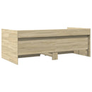 vidaXL sonoma tölgy kanapéágy fiókkal matrac nélkül 90x200 cm