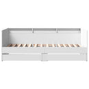 vidaXL fehér kanapéágy fiókkal matrac nélkül 90x190 cm