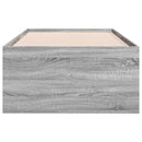 vidaXL szürke sonoma kanapéágy fiókkal matrac nélkül 90x200 cm