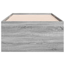 vidaXL szürke sonoma kanapéágy fiókkal matrac nélkül 90x190 cm