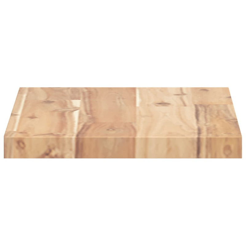 vidaXL kezeletlen tömör akácfa függőpolc 60 x 20 x 2 cm