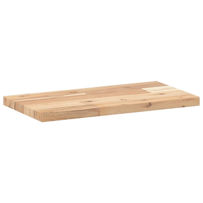 vidaXL kezeletlen tömör akácfa függőpolc 60 x 20 x 2 cm