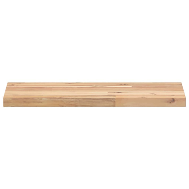vidaXL 4 db kezeletlen tömör akácfa függőpolc 60 x 20 x 2 cm