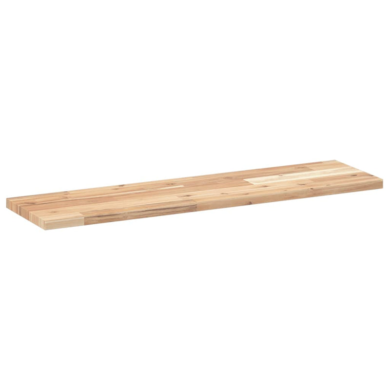 vidaXL 3 db kezeletlen tömör akácfa függőpolc 100 x 20 x 2 cm