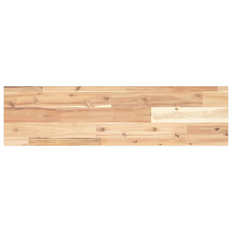 vidaXL 3 db kezeletlen tömör akácfa függőpolc 100 x 20 x 2 cm