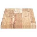 vidaXL 3 db kezeletlen tömör akácfa függőpolc 100 x 20 x 2 cm