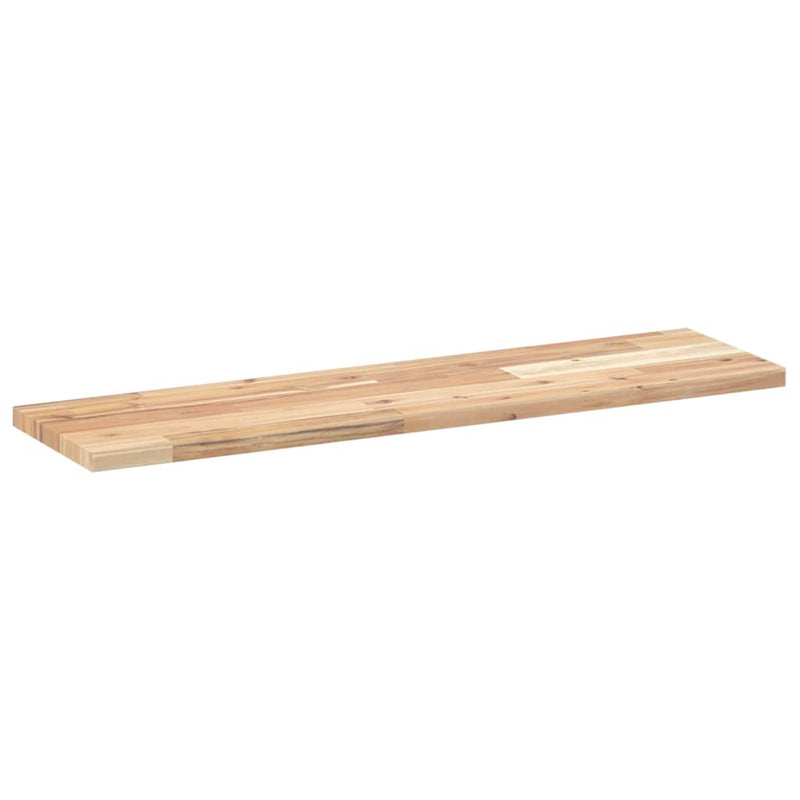 vidaXL 3 db kezeletlen tömör akácfa függőpolc 100 x 20 x 2 cm