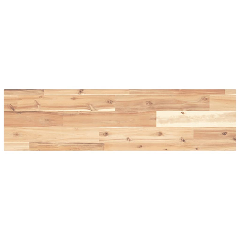 vidaXL 3 db kezeletlen tömör akácfa függőpolc 100 x 20 x 2 cm