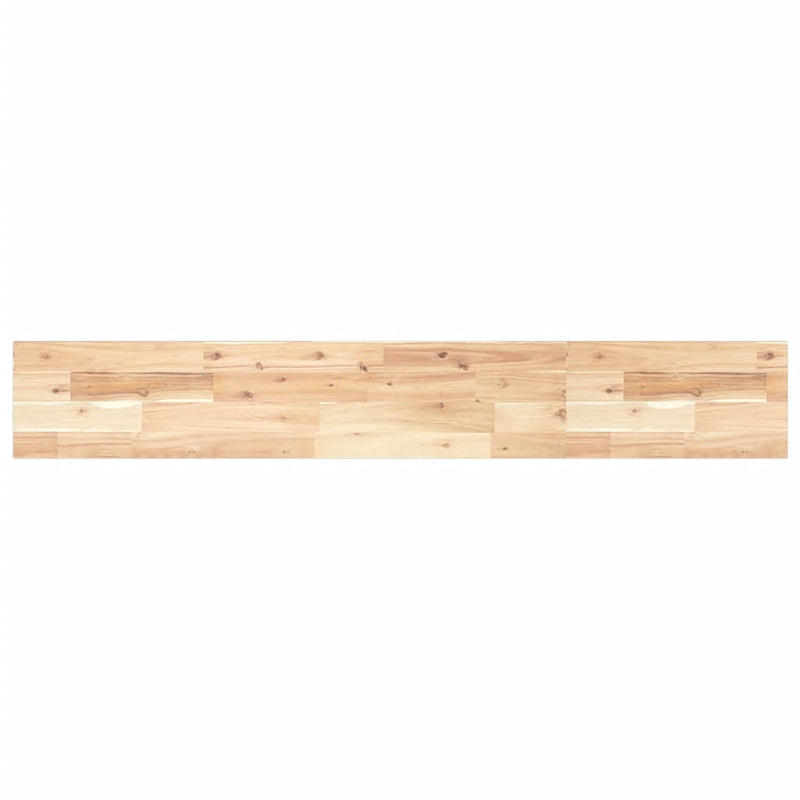 vidaXL kezeletlen tömör akácfa függőpolc 120 x 20 x 2 cm