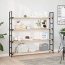 vidaXL 2 db kezeletlen tömör akácfa függőpolc 120 x 20 x 2 cm