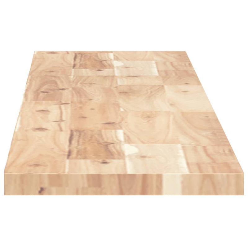 vidaXL 4 db kezeletlen tömör akácfa függőpolc 120 x 20 x 2 cm