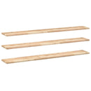 vidaXL 3 db kezeletlen tömör akácfa függőpolc 160 x 20 x 2 cm