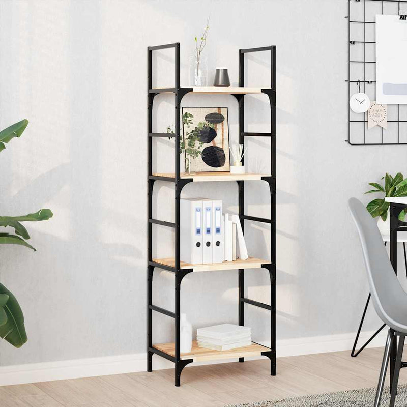 vidaXL 4 db kezeletlen tömör akácfa függőpolc 40 x 30 x 2 cm
