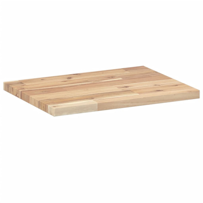 vidaXL kezeletlen tömör akácfa függőpolc 60 x 30 x 2 cm