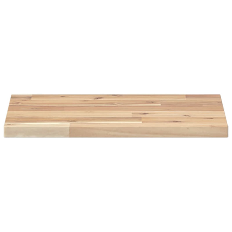 vidaXL 2 db kezeletlen tömör akácfa függőpolc 60 x 30 x 2 cm
