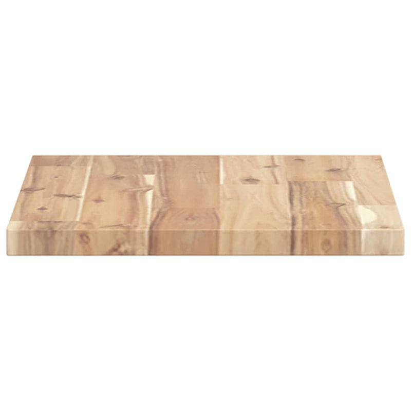vidaXL 2 db kezeletlen tömör akácfa függőpolc 60 x 30 x 2 cm