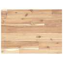 vidaXL 2 db kezeletlen tömör akácfa függőpolc 60 x 30 x 2 cm