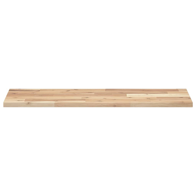 vidaXL 3 db kezeletlen tömör akácfa függőpolc 80 x 30 x 2 cm