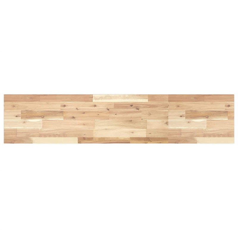 vidaXL kezeletlen tömör akácfa függőpolc 120 x 30 x 2 cm