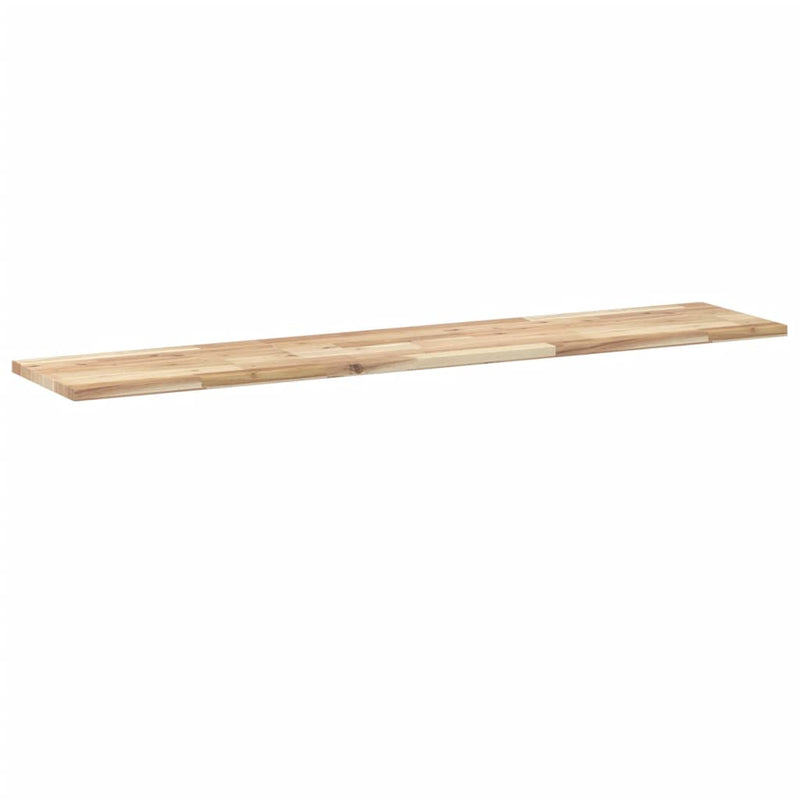 vidaXL kezeletlen tömör akácfa függőpolc 120 x 30 x 2 cm