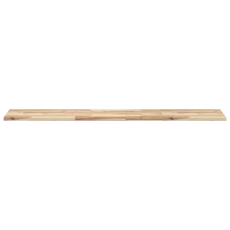 vidaXL 3 db kezeletlen tömör akácfa függőpolc 120 x 30 x 2 cm