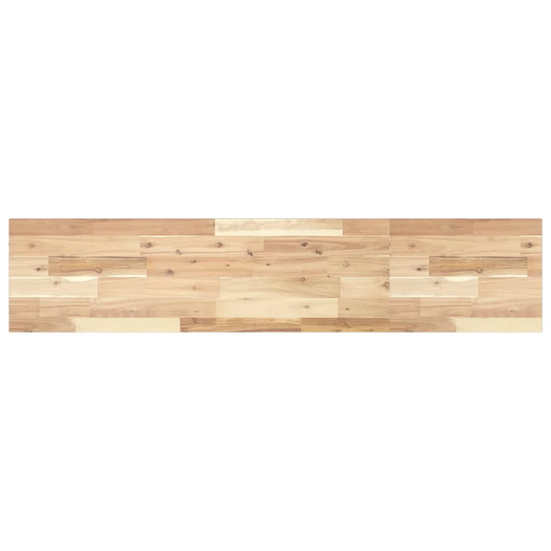 vidaXL 3 db kezeletlen tömör akácfa függőpolc 160 x 30 x 2 cm