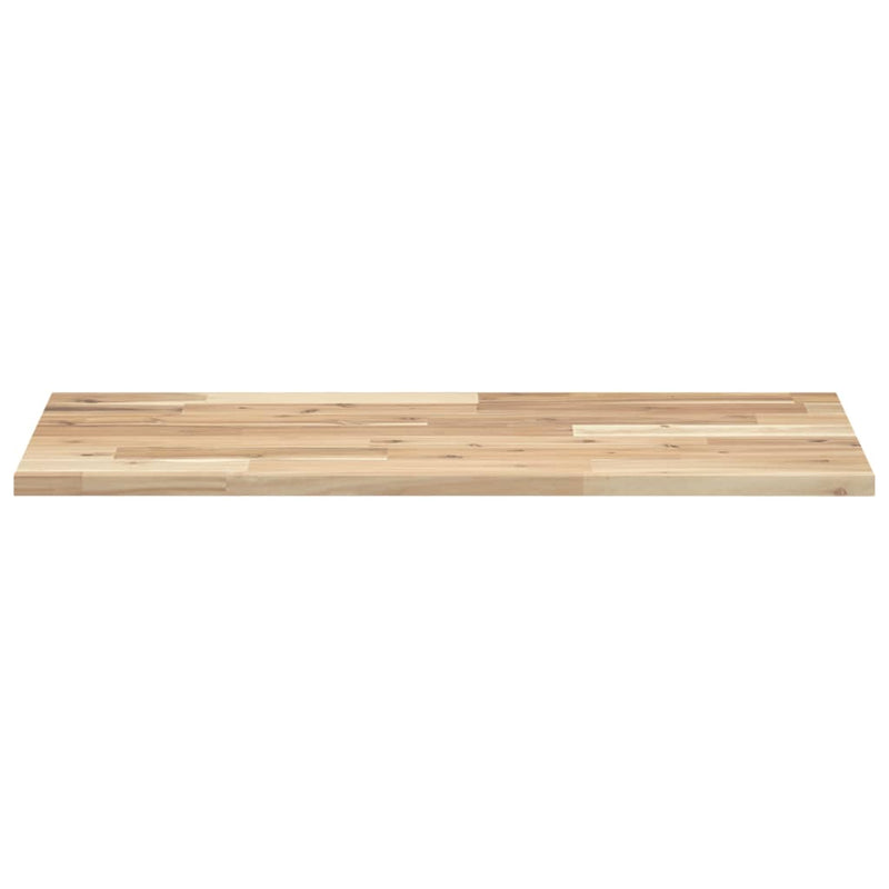 vidaXL kezeletlen tömör akácfa függőpolc 100 x 40 x 2 cm