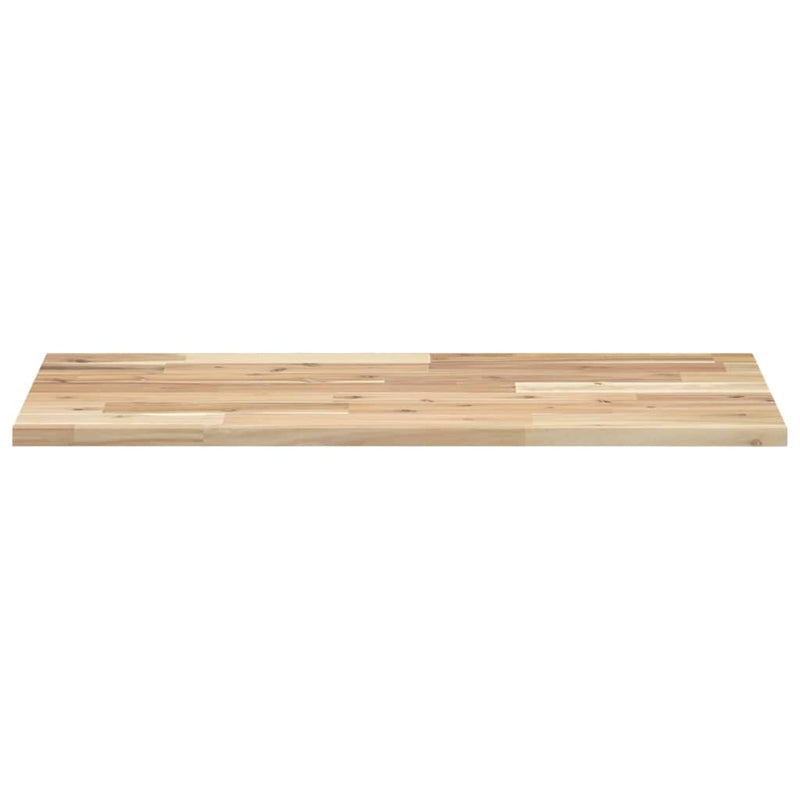 vidaXL 3 db kezeletlen tömör akácfa függőpolc 100 x 40 x 2 cm