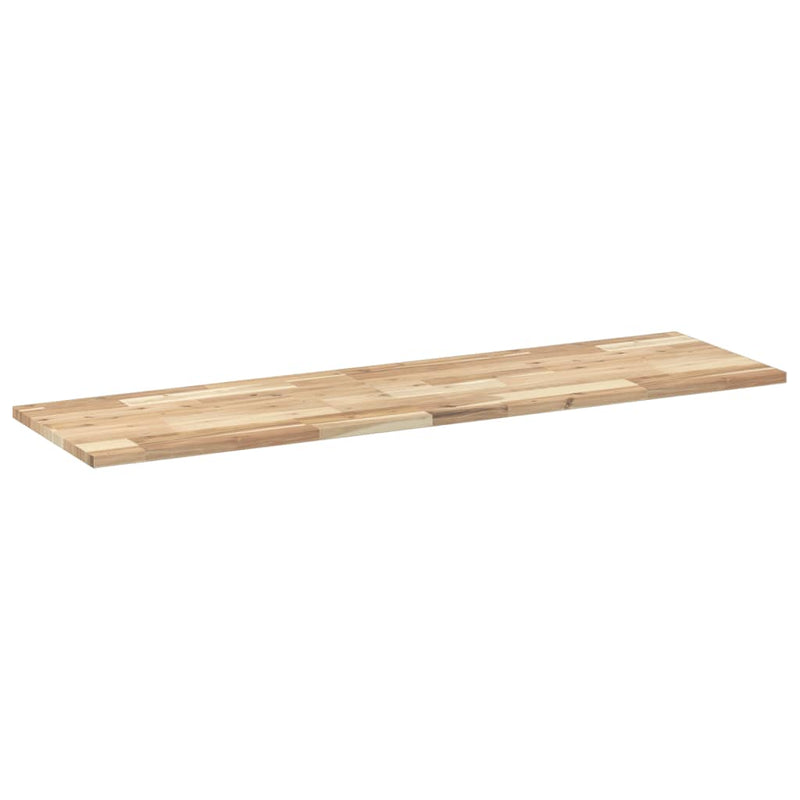 vidaXL kezeletlen tömör akácfa függőpolc 120 x 40 x 2 cm