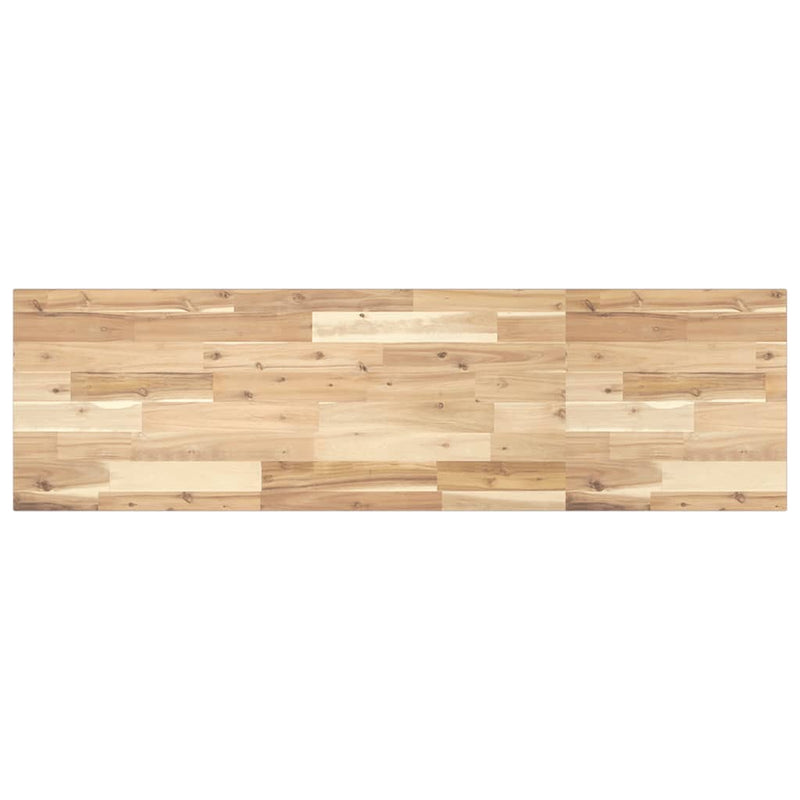 vidaXL 2 db kezeletlen tömör akácfa függőpolc 160 x 40 x 2 cm