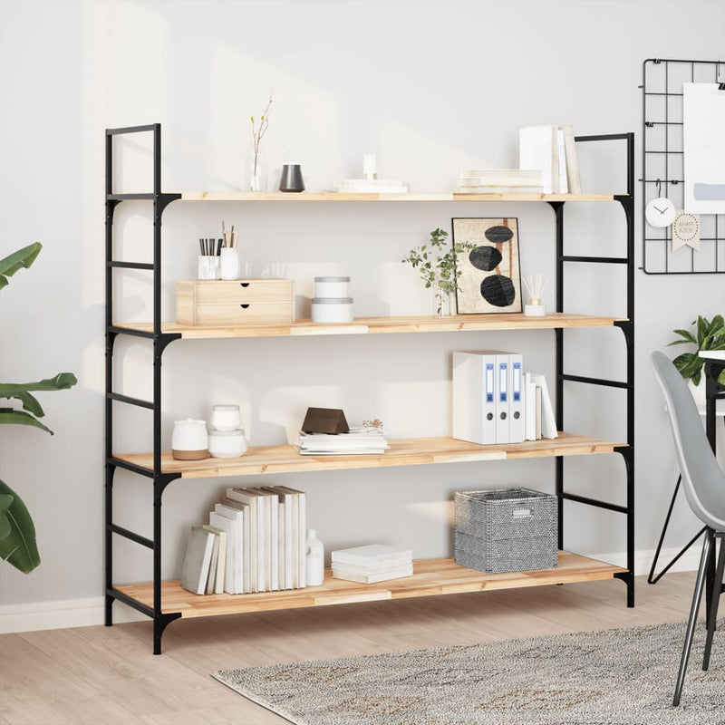 vidaXL 2 db kezeletlen tömör akácfa függőpolc 160 x 40 x 2 cm