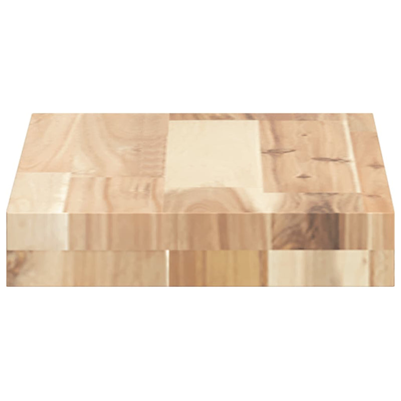 vidaXL 4 db kezeletlen tömör akácfa függőpolc 60 x 20 x 4 cm