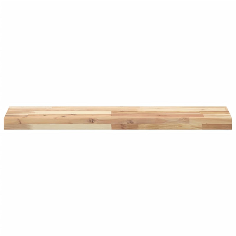 vidaXL 3 db kezeletlen tömör akácfa függőpolc 100 x 20 x 4 cm