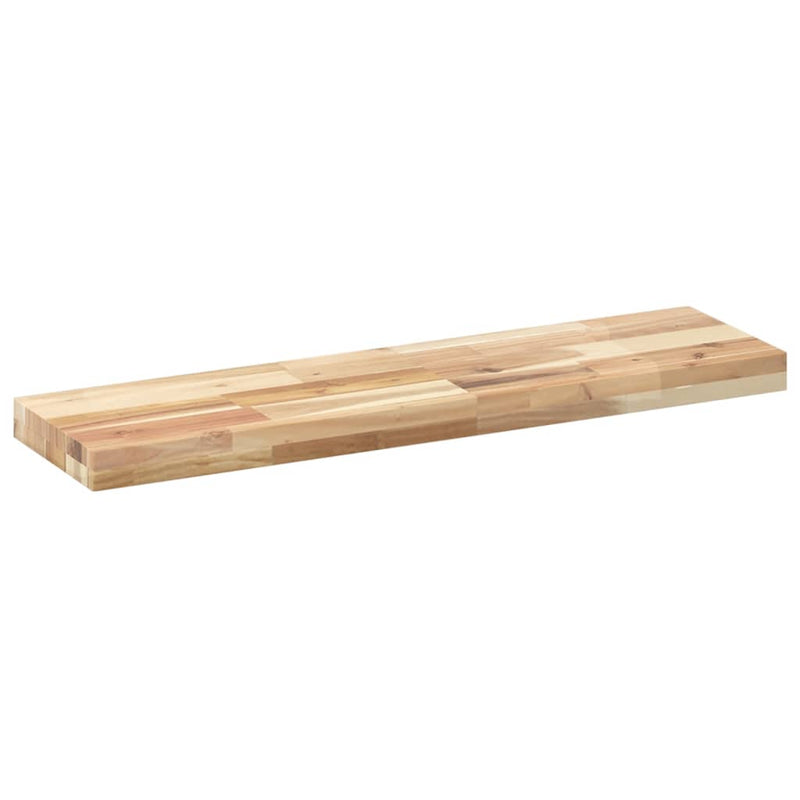 vidaXL 4 db kezeletlen tömör akácfa függőpolc 100 x 20 x 4 cm