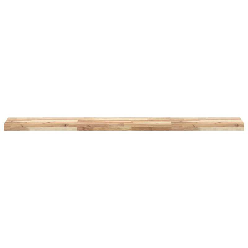vidaXL 4 db kezeletlen tömör akácfa függőpolc 120 x 20 x 4 cm