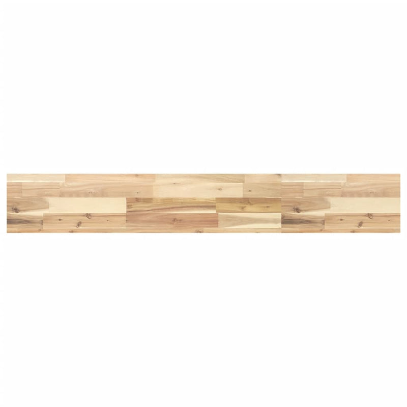 vidaXL 4 db kezeletlen tömör akácfa függőpolc 120 x 20 x 4 cm