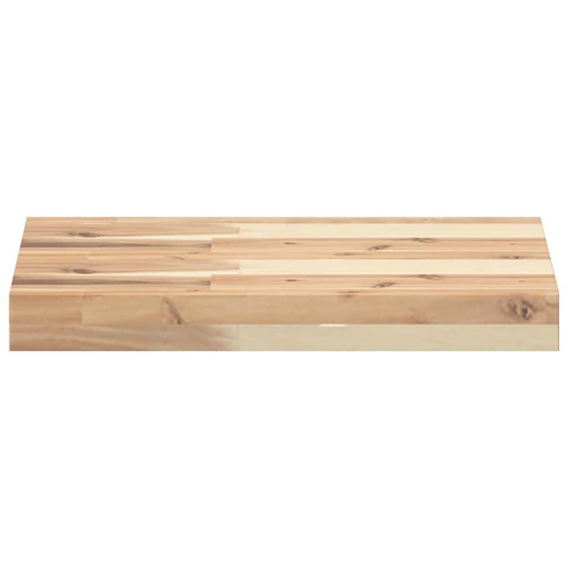 vidaXL 4 db kezeletlen tömör akácfa függőpolc 40 x 30 x 4 cm