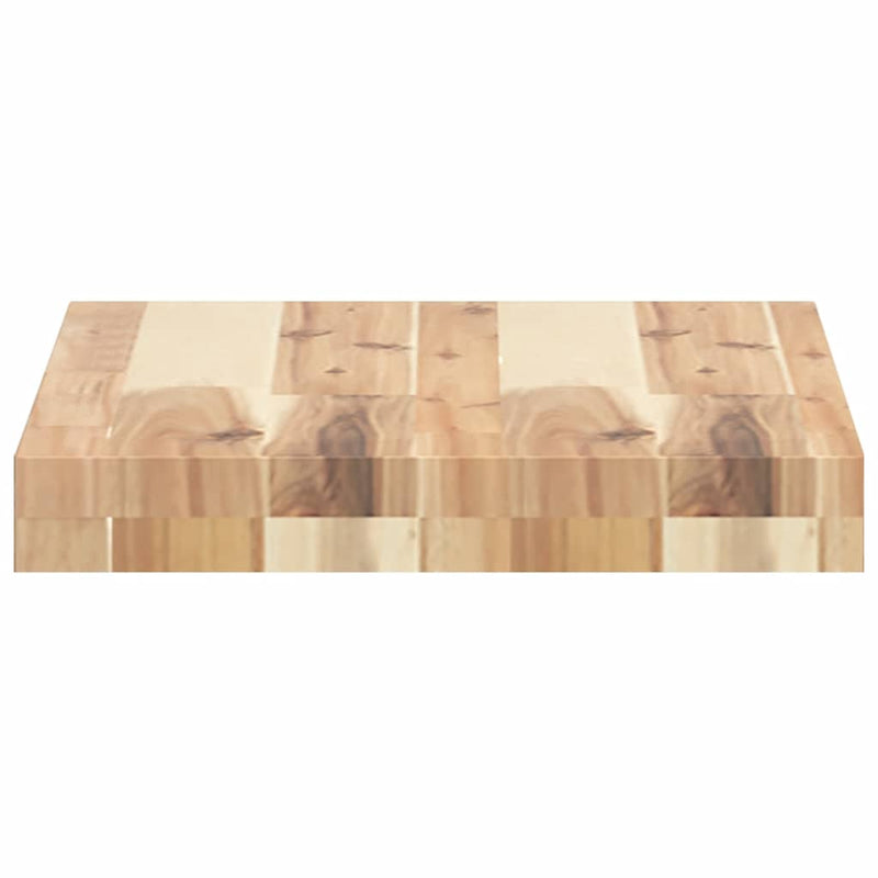 vidaXL 4 db kezeletlen tömör akácfa függőpolc 40 x 30 x 4 cm