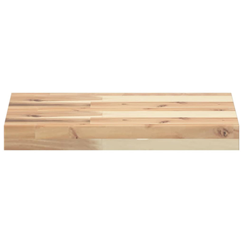 vidaXL kezeletlen tömör akácfa függőpolc 60 x 30 x 4 cm
